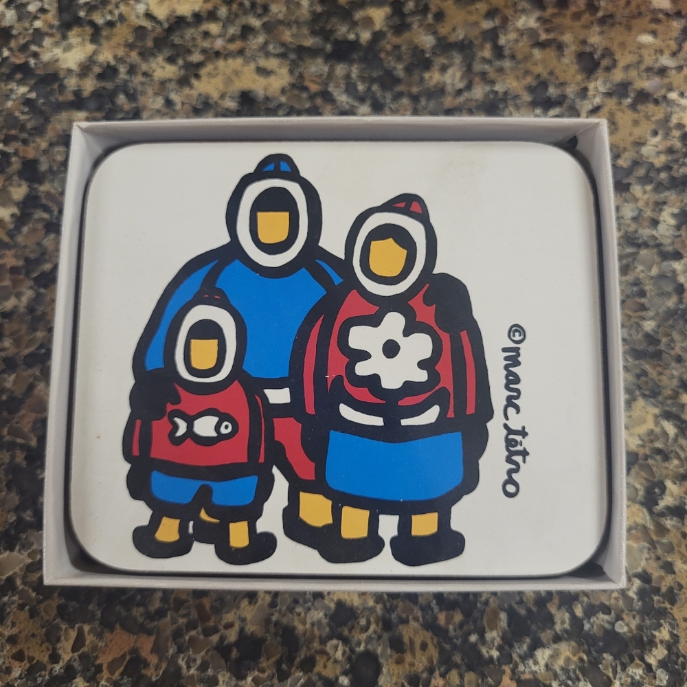 Marc Tetro Indigenous Family Coasters (Set of 6)